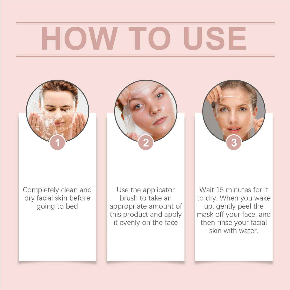 Máscara Facial Peel-Off de Colagénio Hoygi