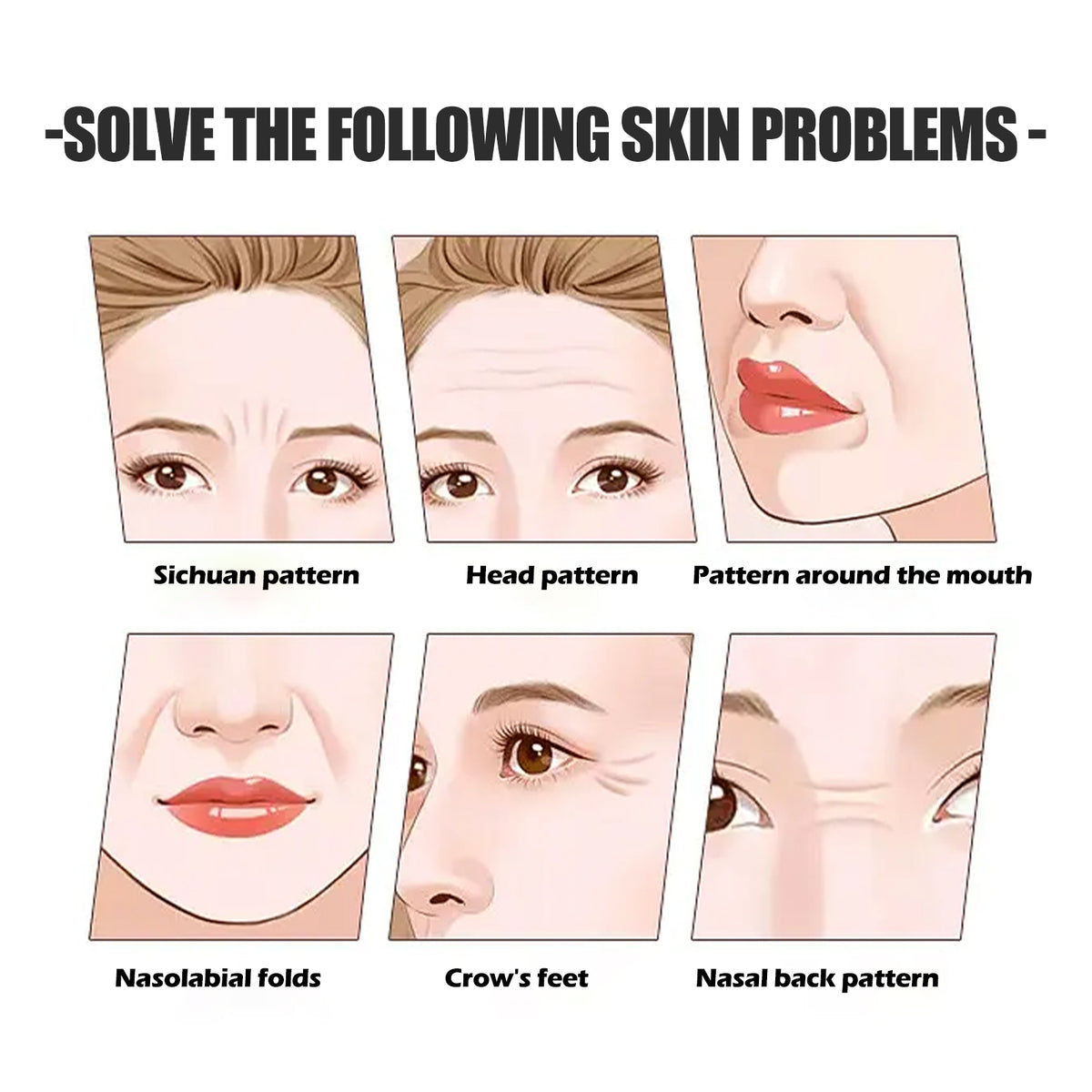Adesivos Anti-Rugas e Lifting Facial em Silicone