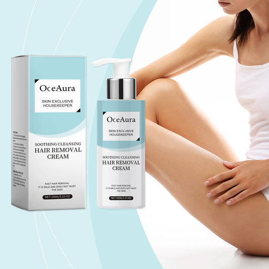 Creme Depilatório Suave OceAura — Axilas, Pernas e Corpo