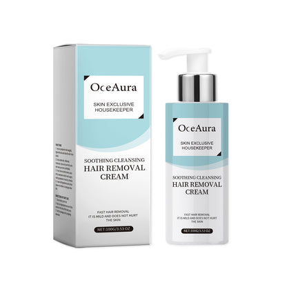 Creme Depilatório Suave OceAura — Axilas, Pernas e Corpo
