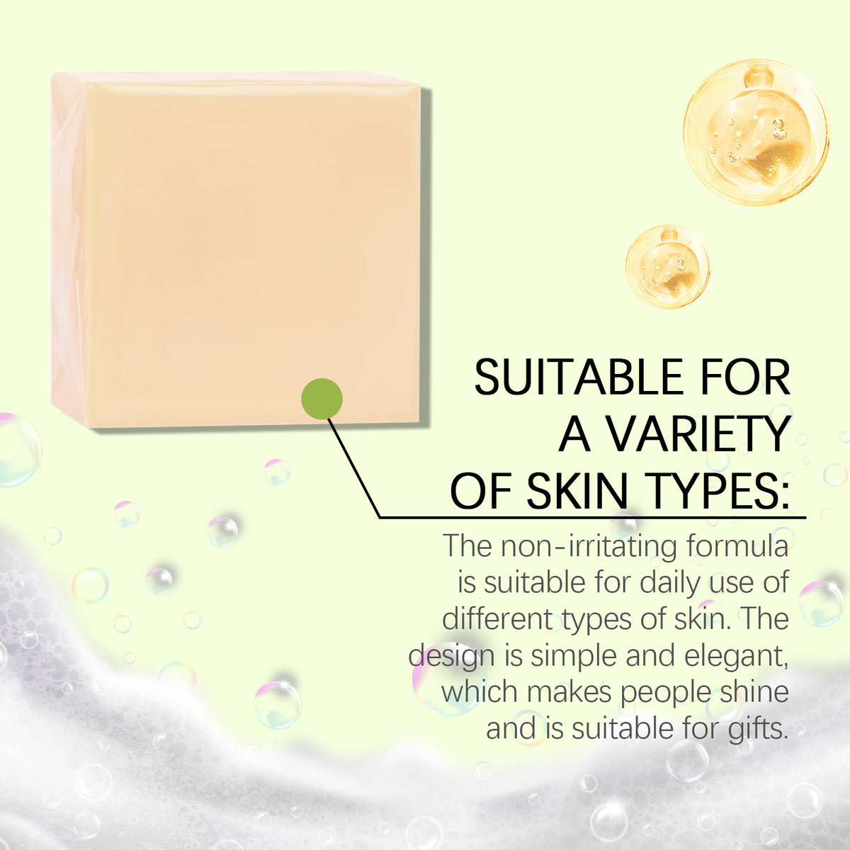 Sabonete Corporal Nutritivo OceAura — Espuma Cremosa e Fragrância de Abacate