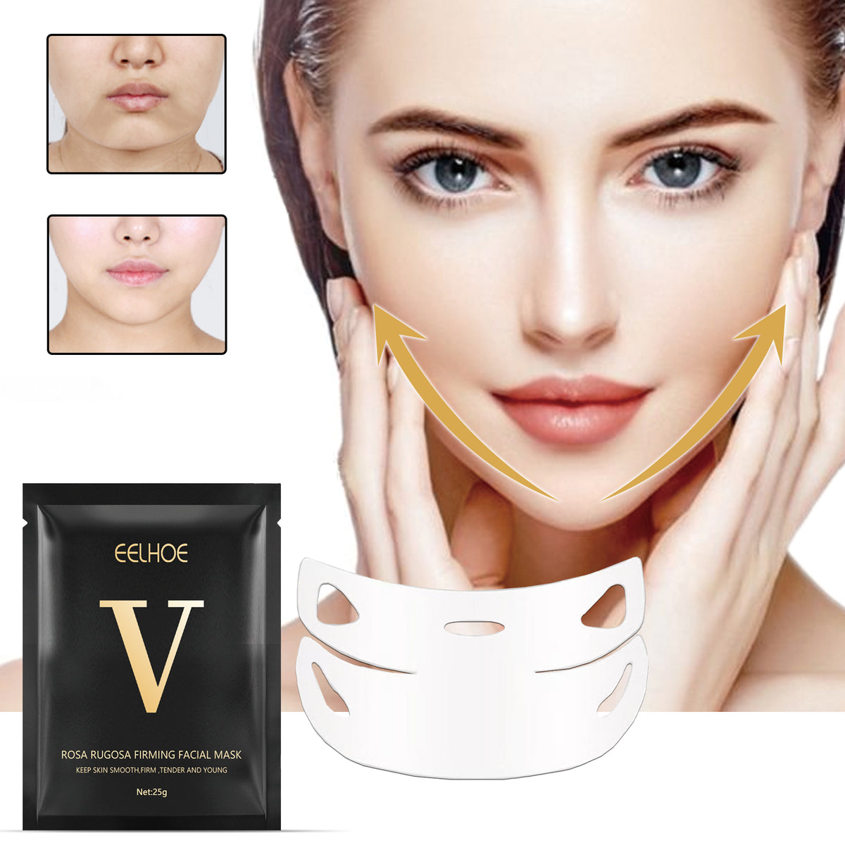 Máscara Facial em V