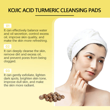 Discos Exfoliantes de Ácido Kójico y Cúrcuma