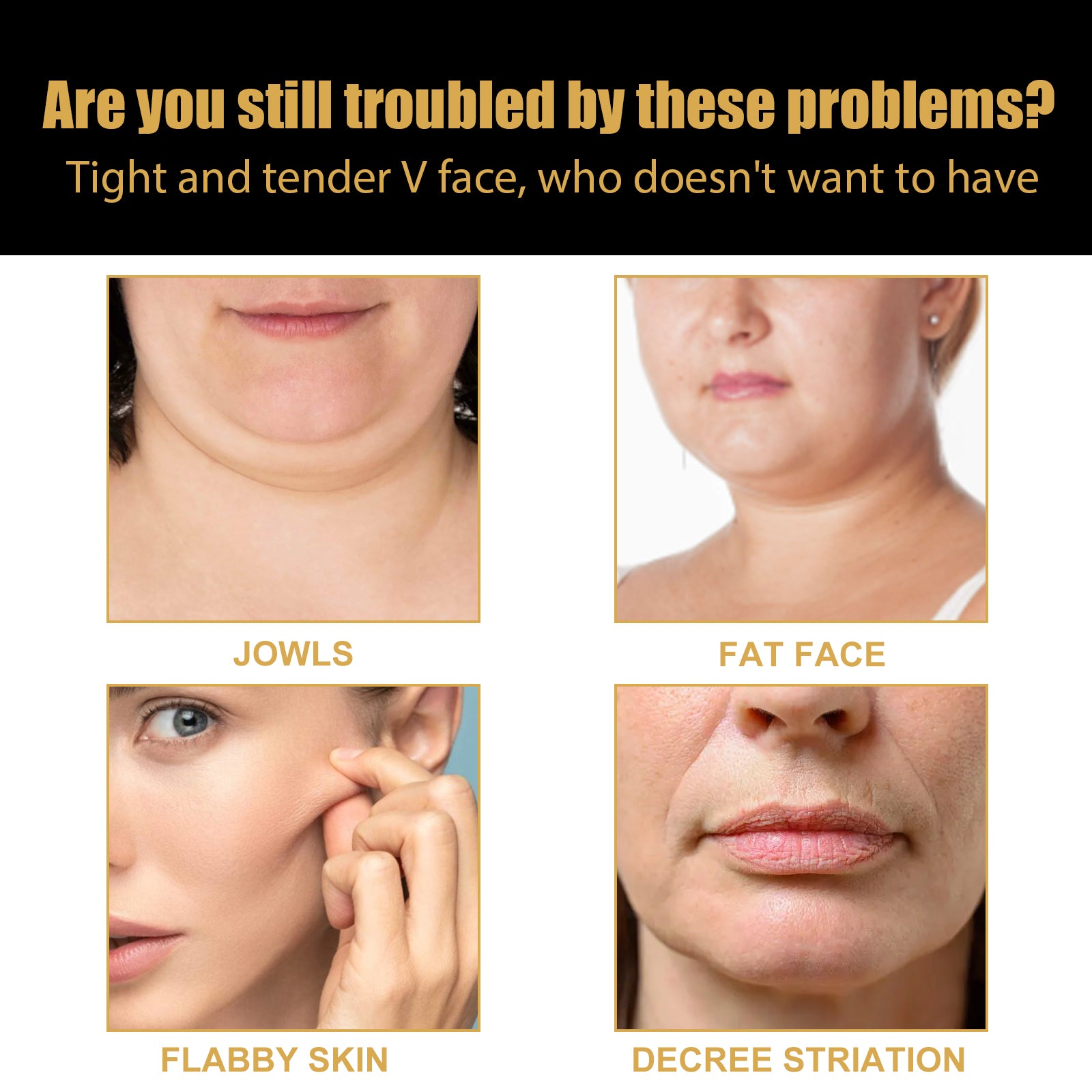 Máscara Facial em V