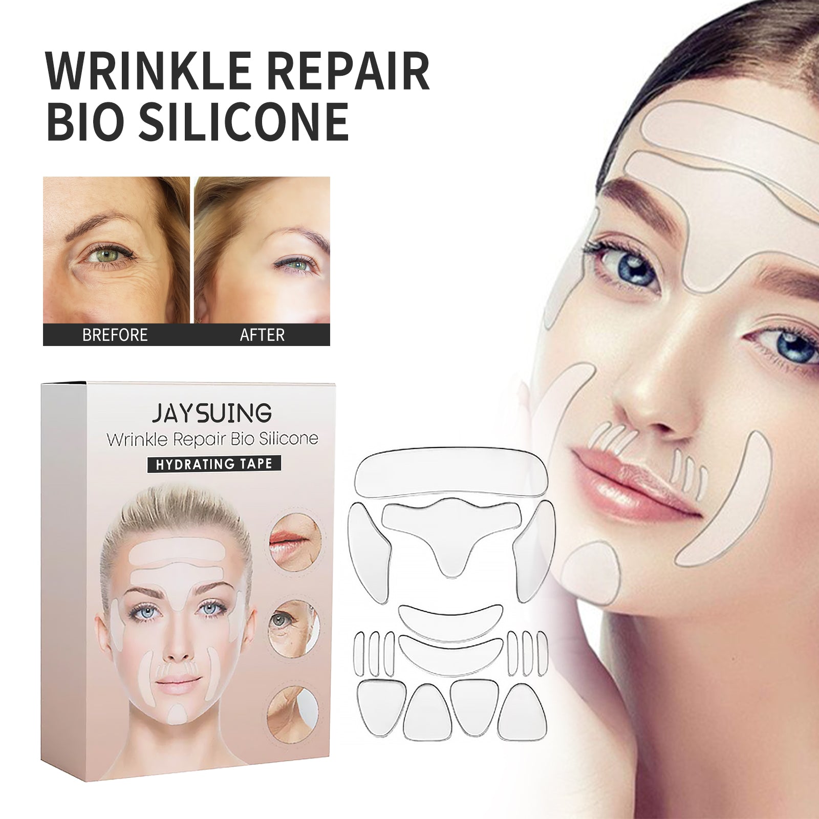 Parches Antiarrugas y Lifting Facial de Silicona