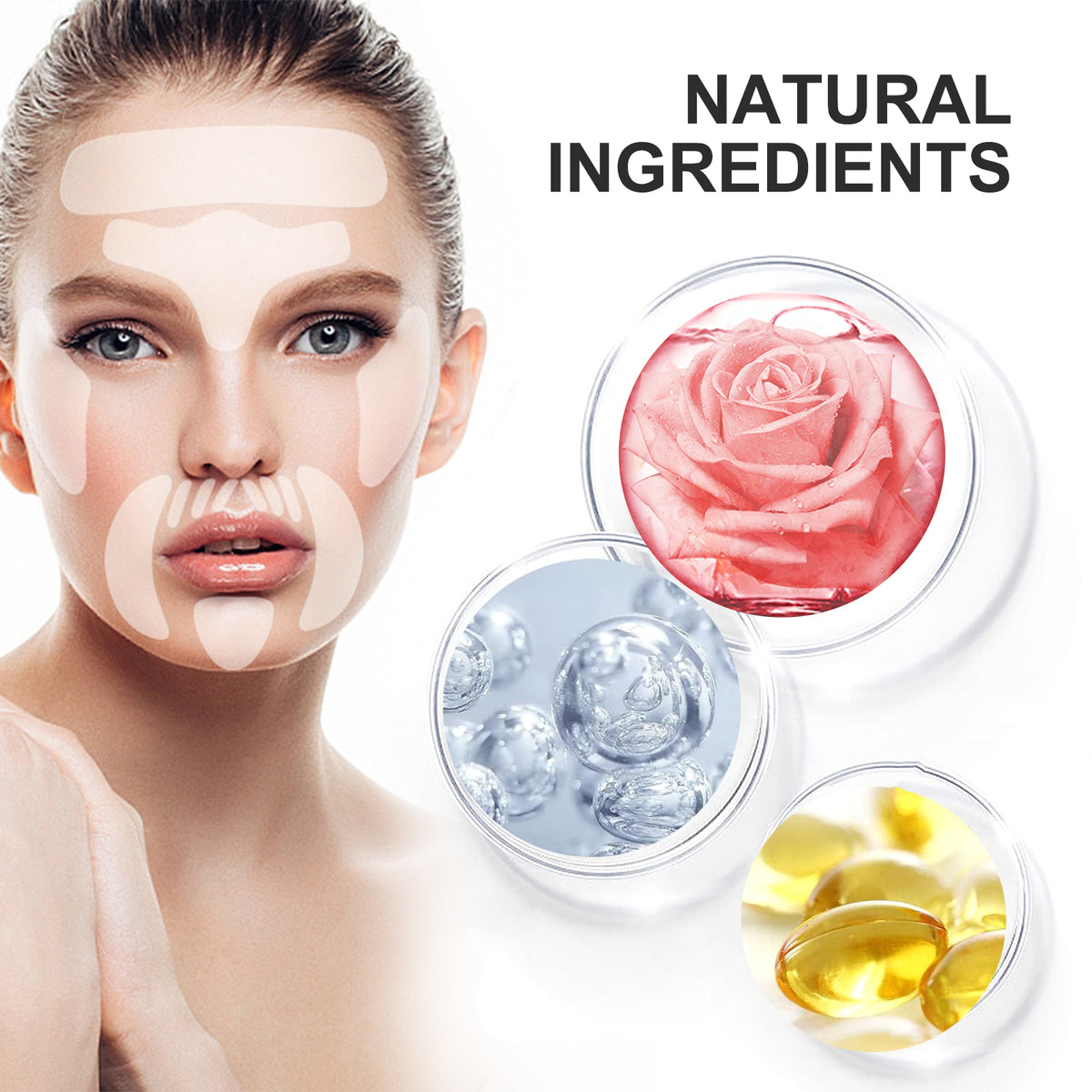 Parches Antiarrugas y Lifting Facial de Silicona