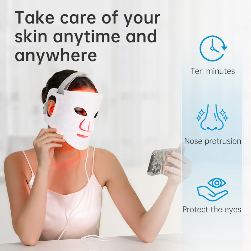 Máscara Facial de Fototerapia LED