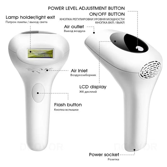 Depilador a Laser IPL Pro Portátil