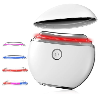 Dispositivo Facial OceAura 4 em 1 — Microcorrentes, Vibração, Calor e LED